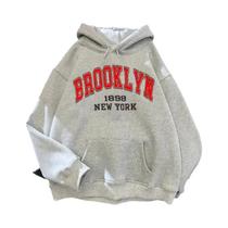 Moletom Com Capuz Estampado Brooklyn Para Crianças E Mulheres Moda Hip Hop Roupas De Outono Nova