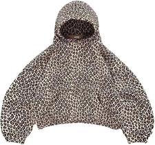 Moletom com Capuz Feminino Heyheyshine - Estampa Leopardo, Chita e Camuflado - Tamanho Grande