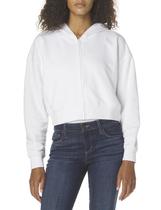 Moletom com capuz florence by mills Cozy Crush Cropped com zíper branco XS Moletom com capuz florence by mills Cozy Crush Cropped com zíper branco XS