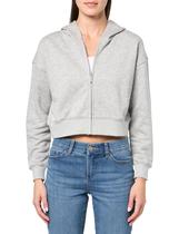 Moletom com capuz florence by mills Cozy Crush Cropped Zip-up Heather Grey