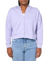 Moletom com capuz florence by mills Cozy Crush Cropped Zip-up Lavender