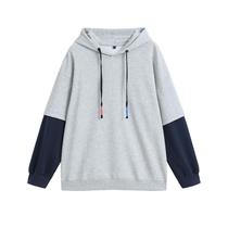 Moletom com capuz GURUNVANI Fashion Color Block para homens