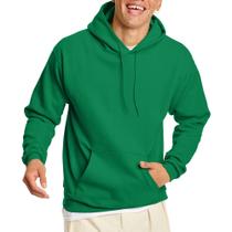 Moletom com capuz Hanes EcoSmart Pullover para homens Kelly Green