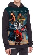 Moletom Com Capuz Herói Dc Comics Liga Da Justiça Ref:365