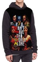 Moletom Com Capuz Herói Dc Liga Da Justiça Ref:362