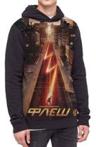 Moletom Com Capuz Herói Flash Dc Liga Da Justiça Ref:358