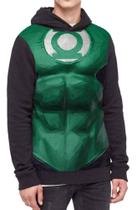 Moletom Com Capuz Herói Lanterna Verde Ref:340 Moletom Com Capuz Herói Lanterna Verde Ref:340