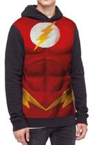 Moletom Com Capuz Herói The Flash O Flash Ref:338 Moletom Com Capuz Herói The Flash O Flash Ref:338