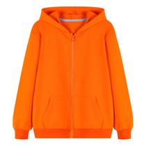 Moletom com capuz HILEELANG unissex para criança, menino e menina, laranja 4-5Y Moletom com capuz HILEELANG unissex para criança, menino e menina, laranja 4-5Y