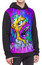 Moletom Com Capuz Homer Simpson Psicodélico Simpsons Ref:654