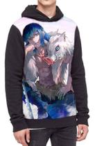 Moletom Com Capuz Inosuke Kimetsu No Yaiba Ref:799