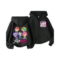 Moletom Com Capuz K-pop Demon Hunters Para Crianças Com Estampa De Desenho Animado, Top Esportivo