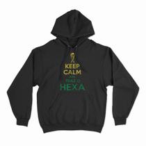 Moletom Com Capuz Keep Calm And Traz o Hexa - Moletom Com Capuz Keep Calm And Traz o Hexa -