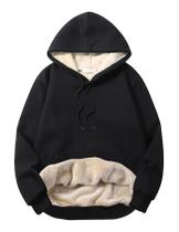 Moletom com capuz Kissonic Fleece Pulôver com capuz para homens