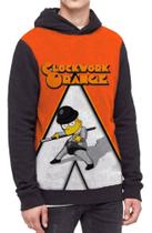 Moletom Com Capuz Laranja Mecânica Bart Simpsons Ref:322