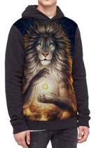 Moletom Com Capuz Leão Bruxo Magico Ref:295 Moletom Com Capuz Leão Bruxo Magico Ref:295