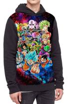Moletom Com Capuz Mangá Dragon Ball Full Print Ref:766 Moletom Com Capuz Mangá Dragon Ball Full Print Ref:766