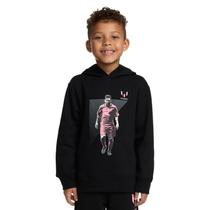 Moletom com capuz Messi para menino, manga longa, fleece, tamanho 4 Moletom com capuz Messi para menino, manga longa, fleece, tamanho 4