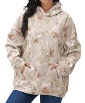 Moletom com capuz MISSACTIVER Camo Fleece para mulheres/homens
