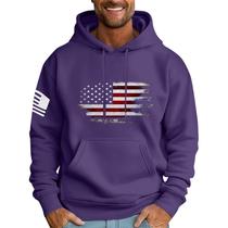 Moletom com capuz MLYYJCKG, moderno, de lã grande, para homens, roxo, 6GG