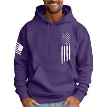Moletom com capuz MLYYJCKG, moderno, de lã grande, para homens, roxo, 6GG