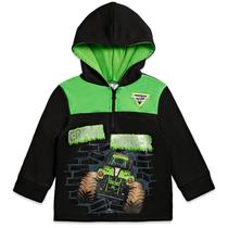 Moletom com capuz Monster Jam Grave Digger Toddler Boys 4T Official Moletom com capuz Monster Jam Grave Digger Toddler Boys 4T Official