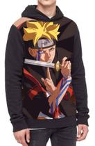 Moletom Com Capuz Naruto Boruto Uzumaki Ref:638