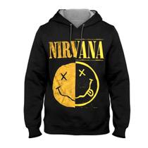 Moletom Com Capuz Nirvana