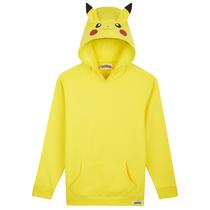 Moletom com capuz Pokémon Hoodie para meninos e adolescentes Pikachu