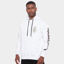 Moletom Com Capuz Santos Futebol e Arte Masculino Moletom Com Capuz Santos Futebol e Arte Masculino