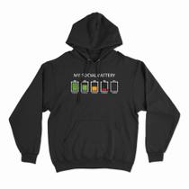 Moletom Com Capuz Social Battery Moletom Com Capuz Social Battery