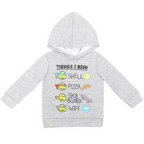 Moletom com capuz Teenage Mutant Ninja Turtles Big Boys Fleece Grey 14-16