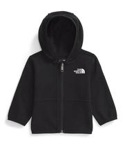 Moletom com capuz THE NORTH FACE Baby Glacier com zíper completo TNF preto 12M