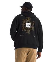 Moletom com capuz THE NORTH FACE Brand Proud para homens TNF preto/Art - S Moletom com capuz THE NORTH FACE Brand Proud para homens TNF preto/Art - S