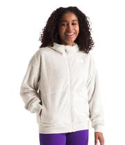 Moletom com capuz THE NORTH FACE para meninas Osito com zíper completo White Dune - L