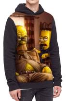 Moletom Com Capuz The Simpsons Bart Homer Ref:534