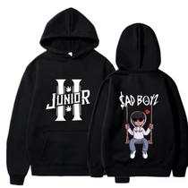 Moletom com capuz Tiekea Junior H Sad Boyz Fashion, preto