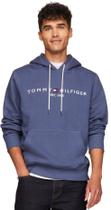 Moletom com capuz Tommy Hilfiger bordado com logotipo Tommy Masculino