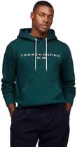 Moletom com capuz Tommy Hilfiger bordado com logotipo Tommy Masculino