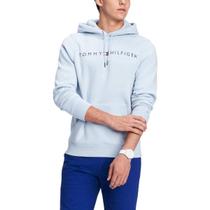 Moletom com capuz Tommy Hilfiger para homens Skyway Blue Tamanho M