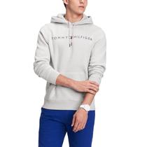 Moletom com capuz Tommy Hilfiger THD para homens Ice Grey XL