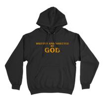 Moletom Com Capuz Written And Directed By God -