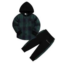 Moletom com capuz xadrez para meninos Axumity 4-5T Moletom com capuz xadrez para meninos Axumity 4-5T