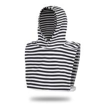 Moletom com design exclusivo com listras pretas e brancas para mulheres e meninas