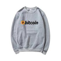 Moletom Com Estampa Bitcoin Masculino E Feminino, Confortável, Moderno, Estilo Streetwear.