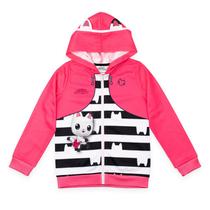 Moletom com Zíper para Meninas Dreamworks Gabby's Dollhouse 6-6X Moletom com Zíper para Meninas Dreamworks Gabby's Dollhouse 6-6X