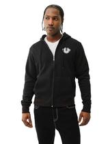 Moletom com Zíper True Religion Masculino Estampa Puff Preto 2XL Moletom com Zíper True Religion Masculino Estampa Puff Preto 2XL