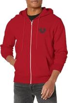 Moletom com Zíper True Religion Masculino Vermelho XL com Estampa Puff Moletom com Zíper True Religion Masculino Vermelho XL com Estampa Puff