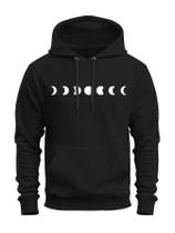 Moletom Confortável Algodão Premium Estampado Unissex Fases Da Lua