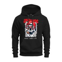 Moletom Confortável Blusa De Frio Premium Estampado Unissex Awesome